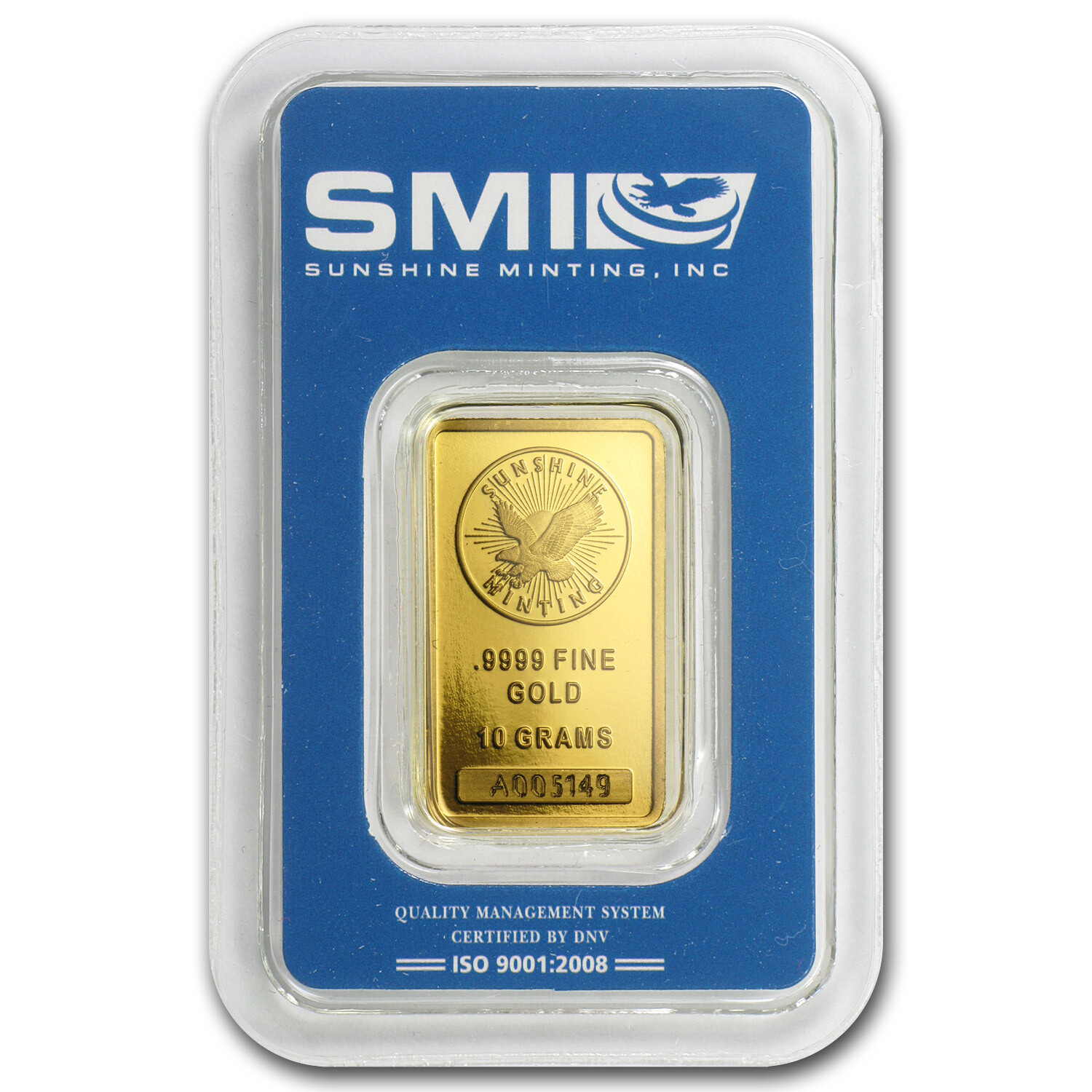 10 gram Gold Bar – Sunshine Minting New Design (In TEP Packaging) – SKU #83066