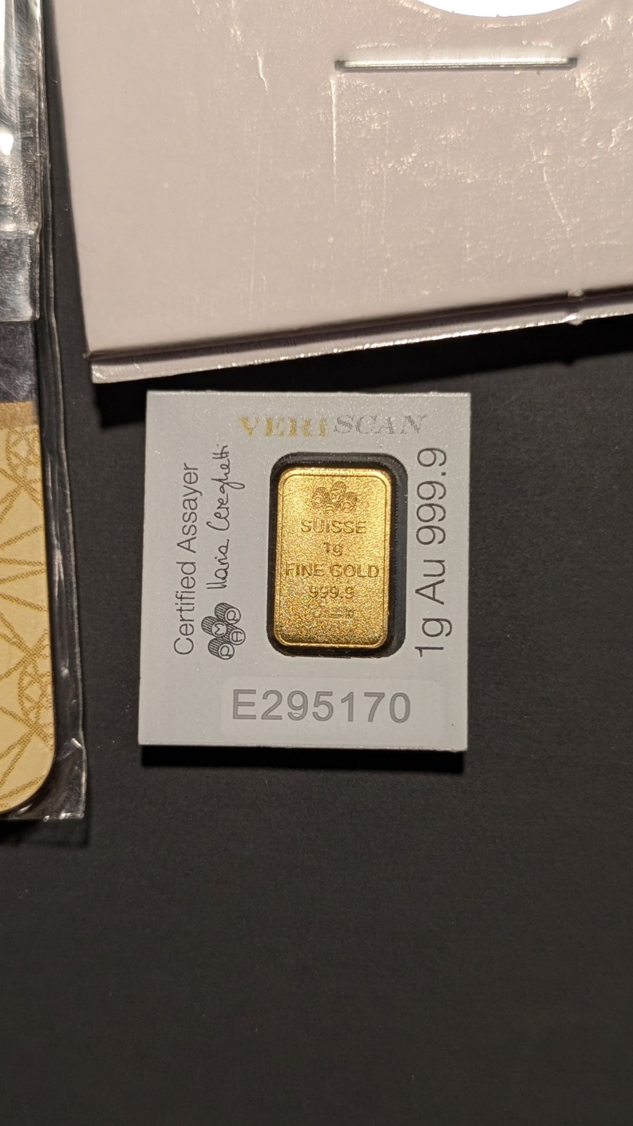 [Lot Of 3] 1g Gold .999 PAMP, IGR, And Valcambi Fractional Gold Bars