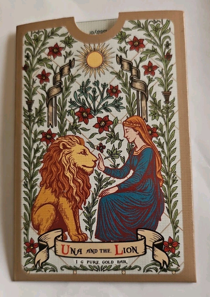 THE LION PAMP Suisse Una and 1g 0.999 Gold