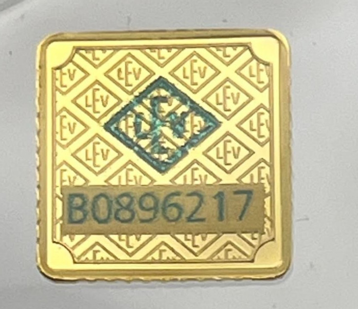 1 Gram Geiger Pure Gold Bar