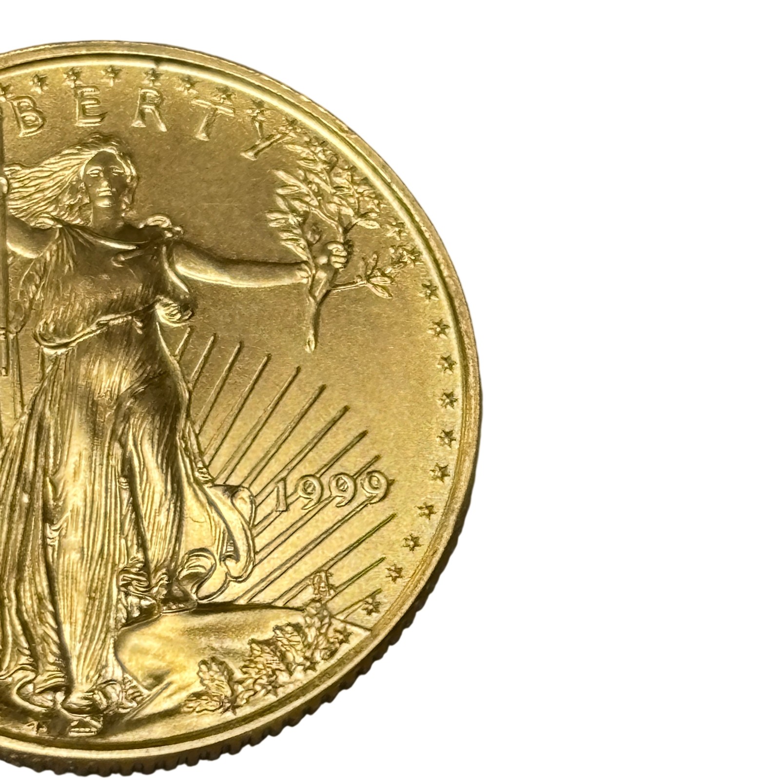 1999 1/4 Ounce Fine Gold 10 Dollars 22-Karat American Eagle Coin – 8021