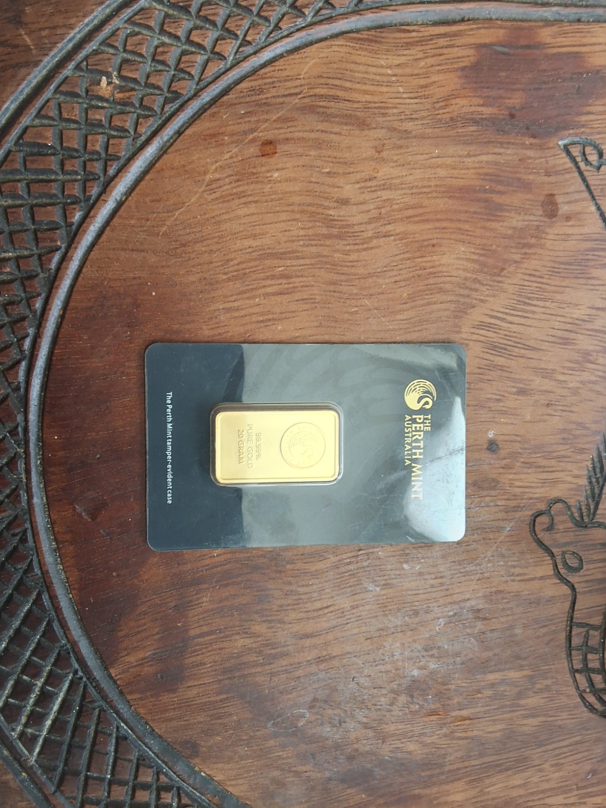 THE PERTH MINT 20 GRAM GOLD BULLION