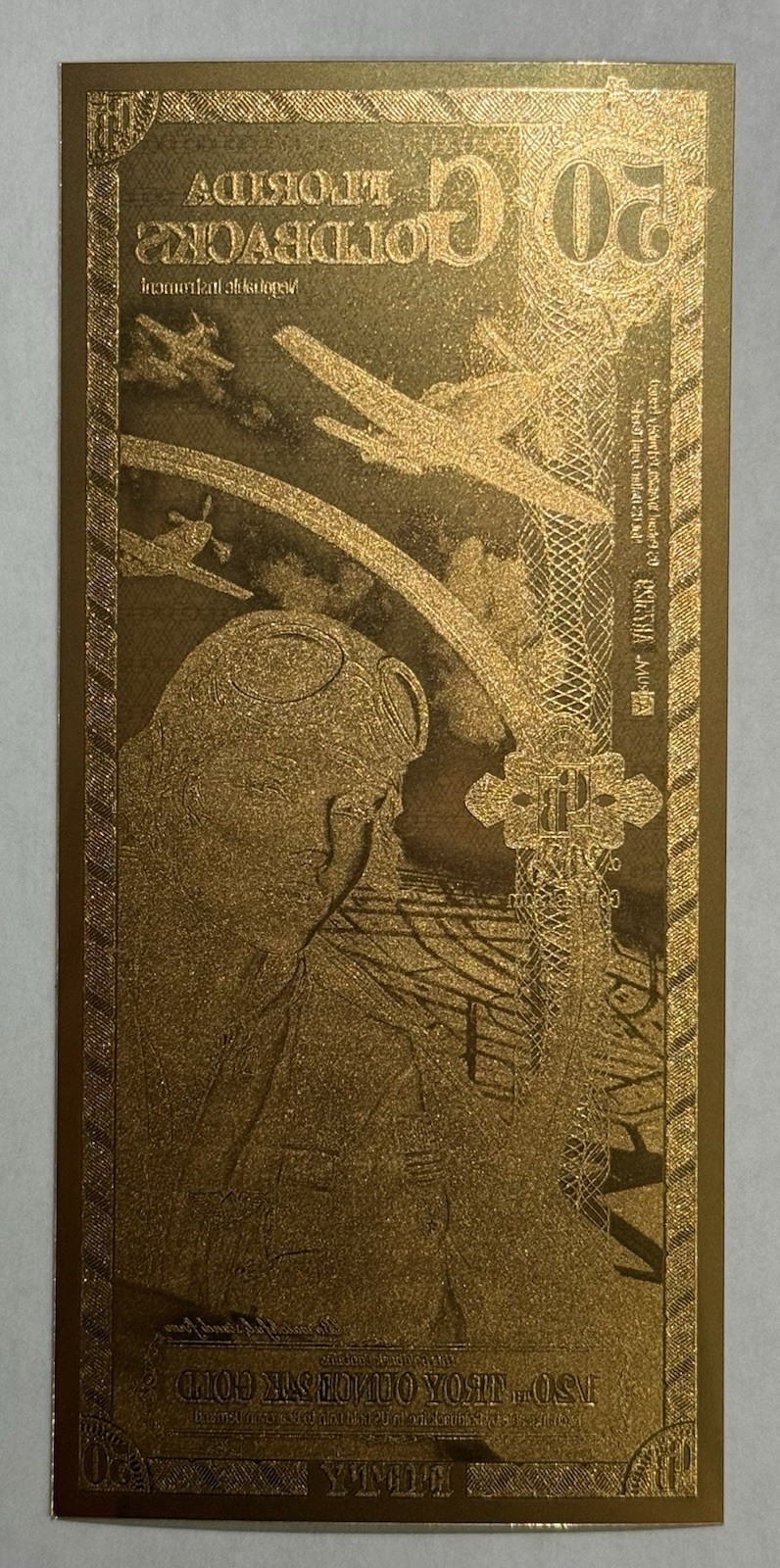 2025 Florida 50 Goldback Alpha Gold Note