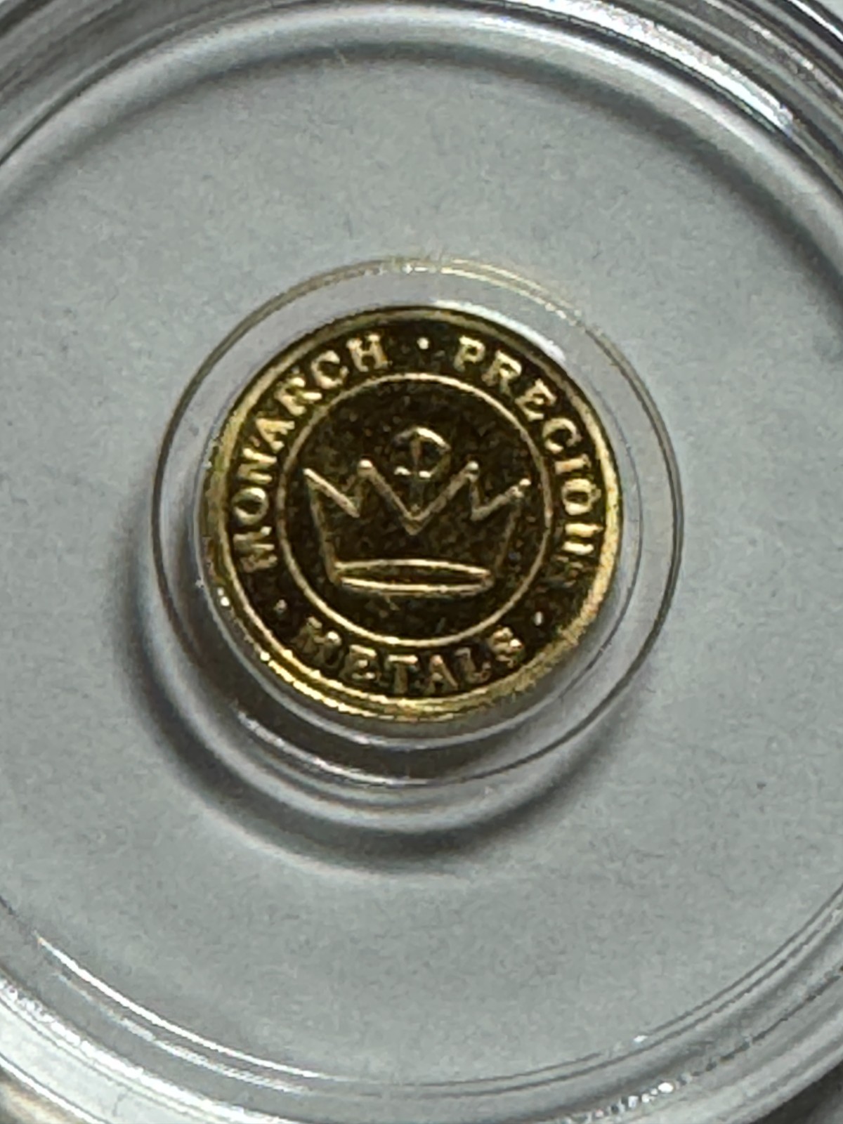 MPM 1/2 gram Gold Round: Four Leaf Clover