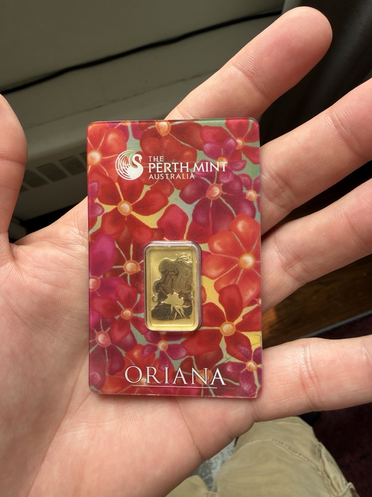 Rare Vintage Oriana 10 gram Gold Bar – The Perth Mint Oriana Design (In Assay)
