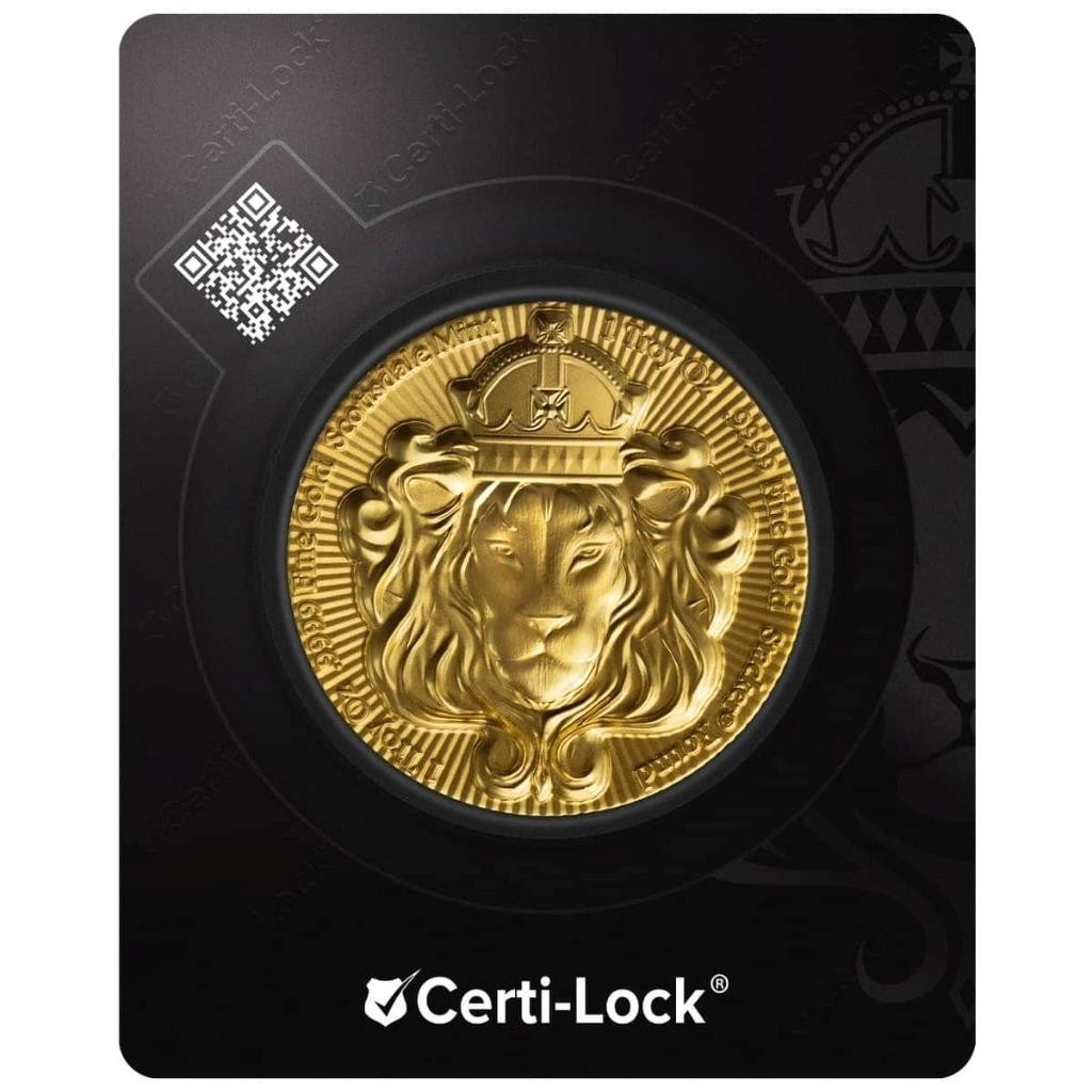 1 oz Gold STACKER® ROUND by Scottsdale Mint .9999 Gold Bullion Round #A747