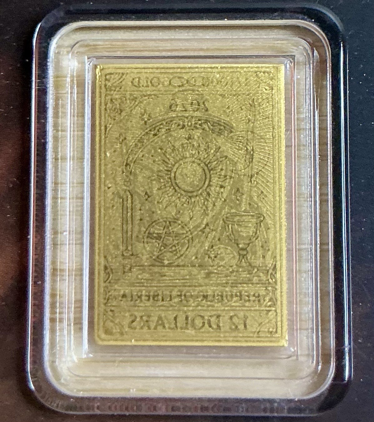 2026 Republic of Liberia $12.00 “THE MAGICIAN” 1/1000 oz. 9999 FINE GOLD IN CARD