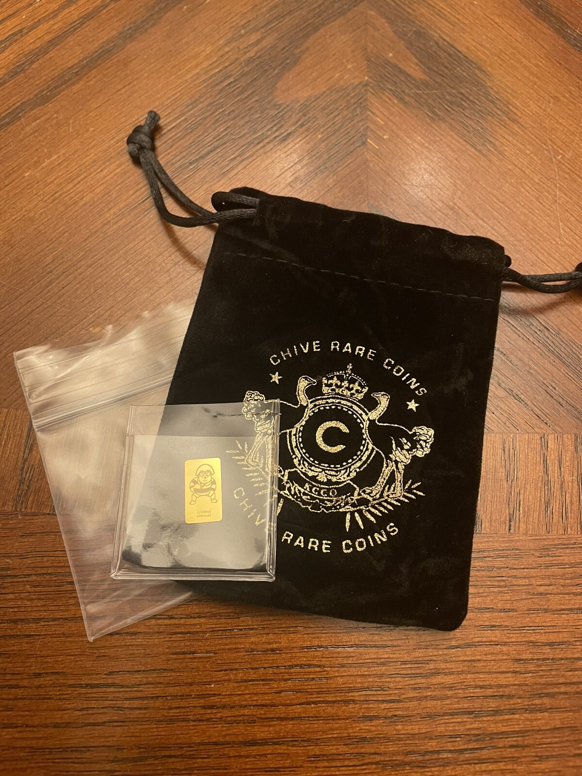 The CHIVE | SEPTEMBER GOLDEN FARLEY GAME PIECE | 1/100th Oz Gold Bar | SOLD OUT