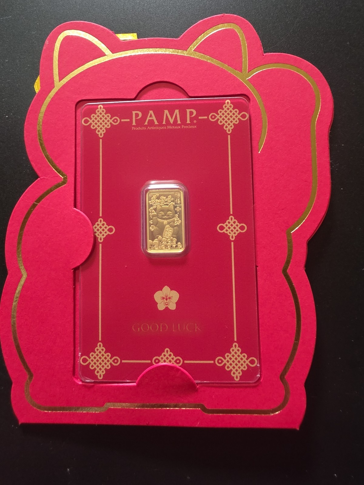 2.5 Gram Pamp Swiss Gold Collector Bar