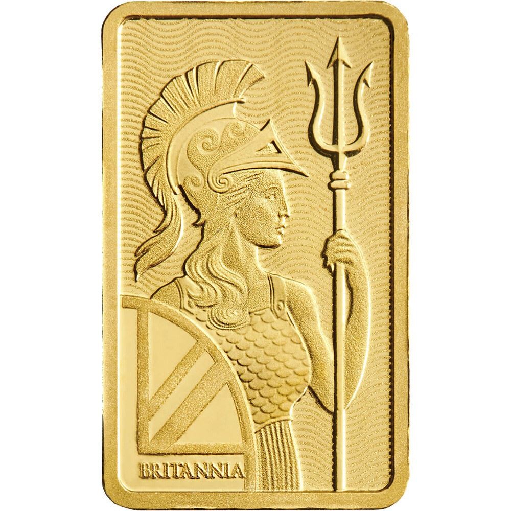 1 gram Gold Bar – Royal Mint Britannia – 999.9 Fine in Assay