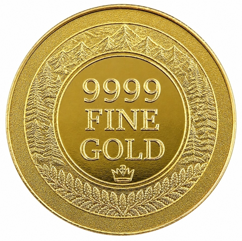 Tube 10 x .9999 Fine Gold Round – White Tailed Deer (Sealed in Capsule)