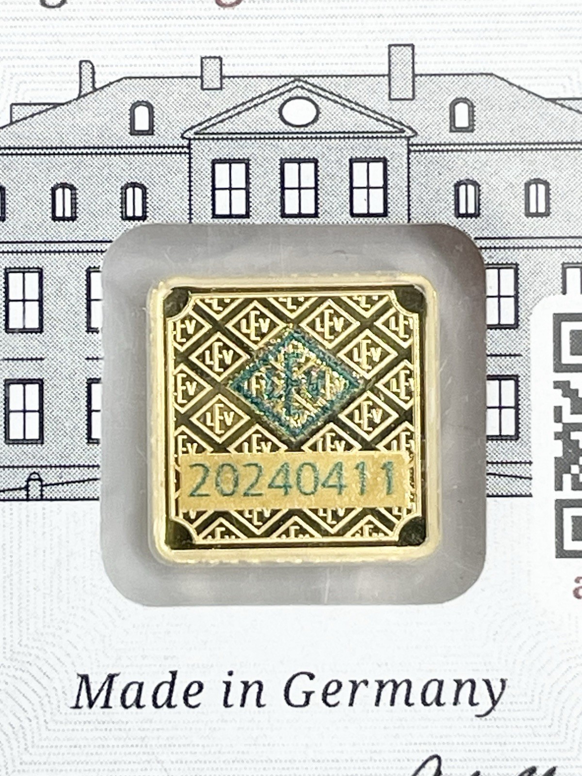 Geiger 1 Gram Gold Bar .9999 Fine Assay Canada Flag Limited Edition 5000 Mintage