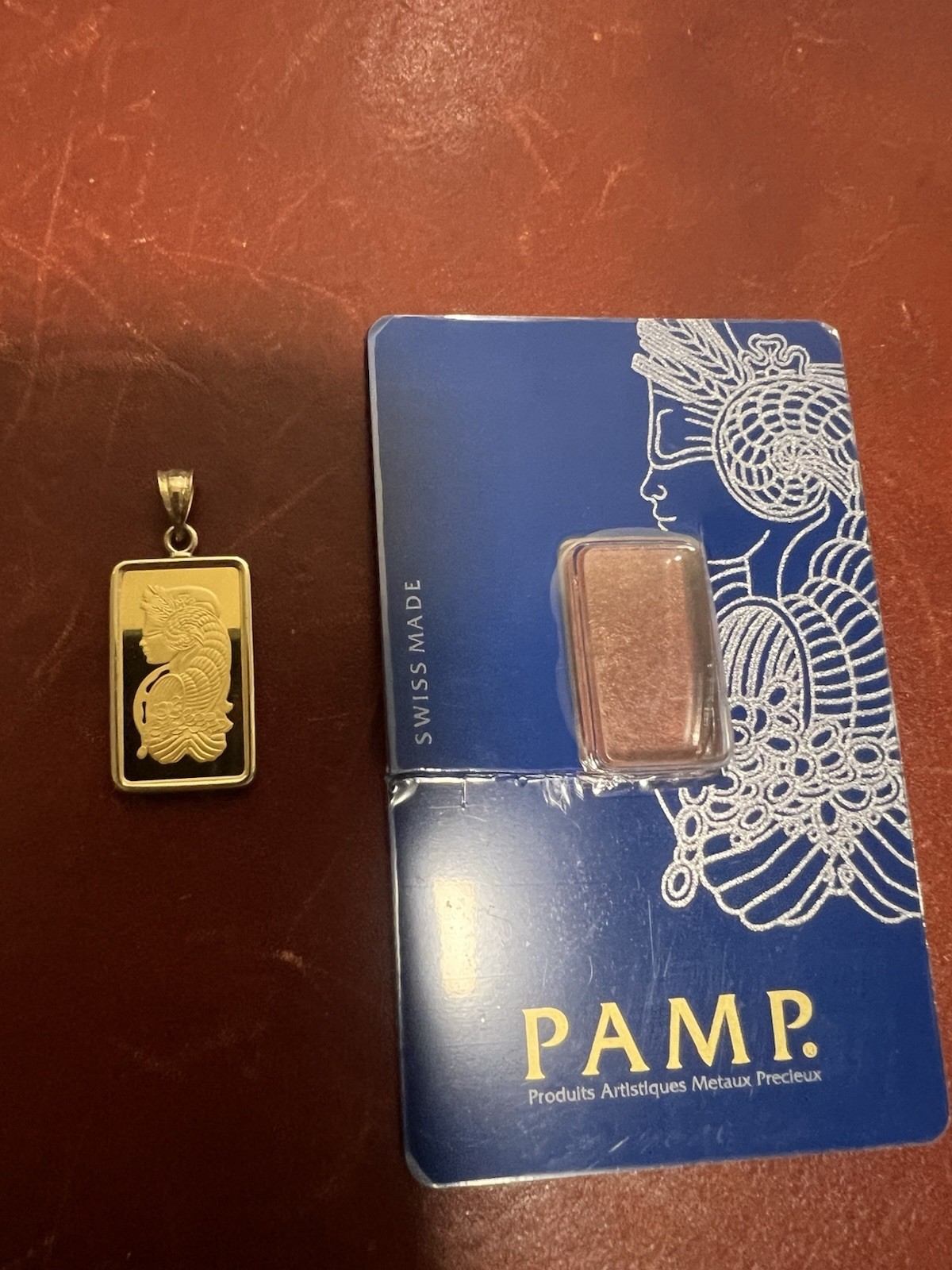 5 G. 999.9 GOLD PAMP LADY FORTUNA VERISCAN™ BAR & FREE WITH PURCHASE 14K BEZEL!