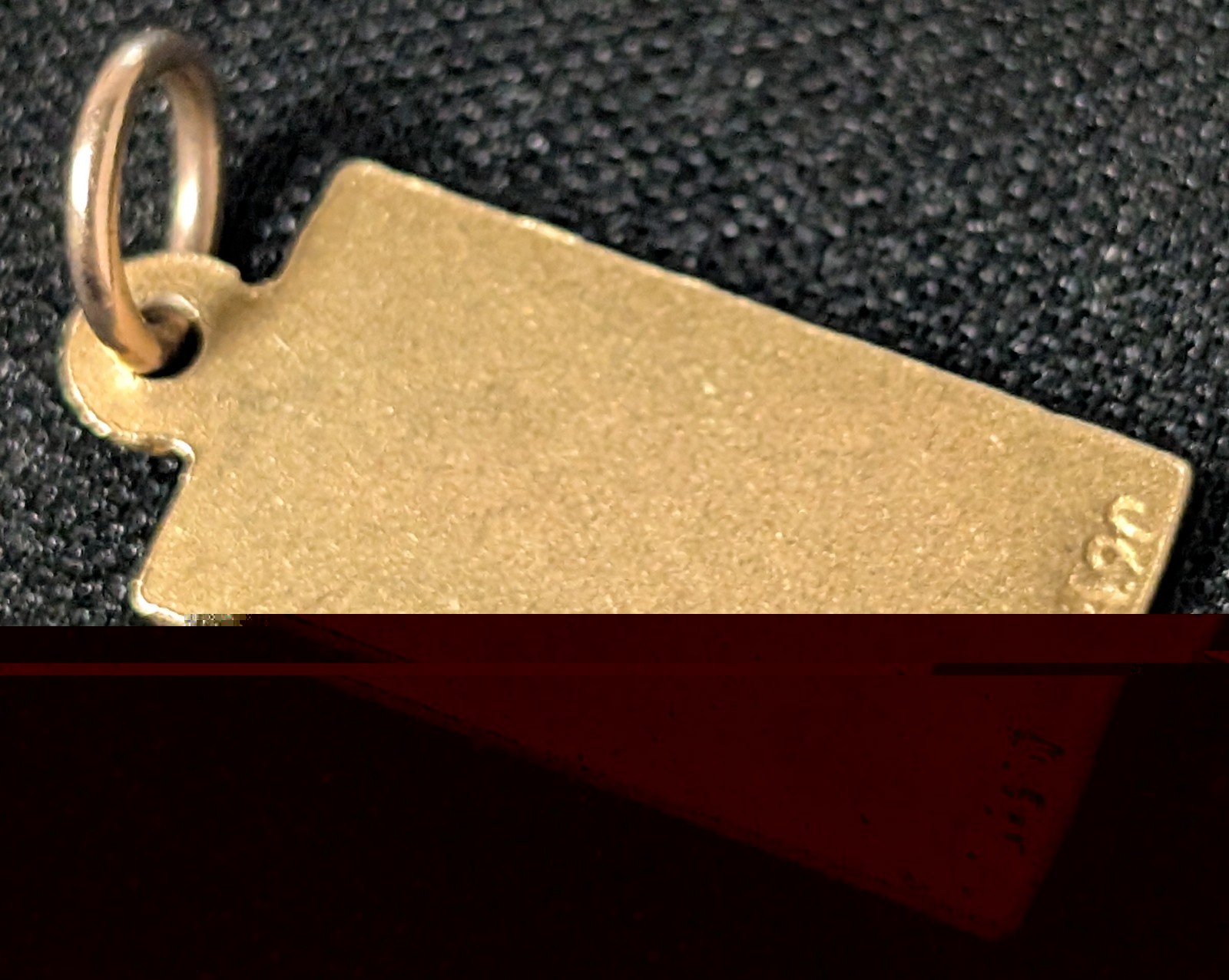 Virgin Mary / Madonna 14k Gold Pendant Charm ~ .585 A.90 ~ Colorized