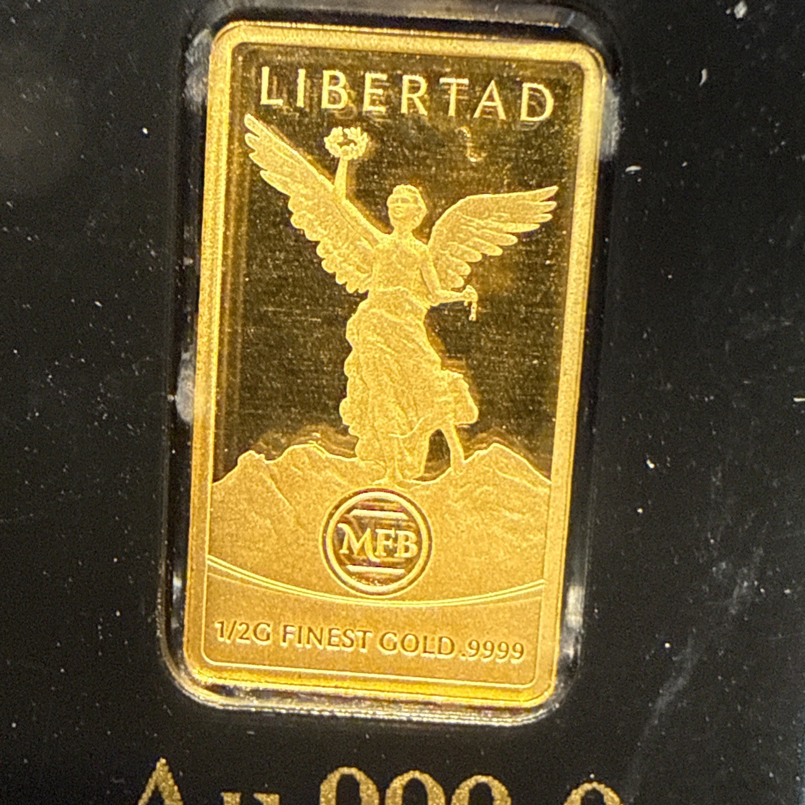 Solomon Islands 2022 Gold Bar 1/2g 999.9 Proof 1/2g Precious Metal Content