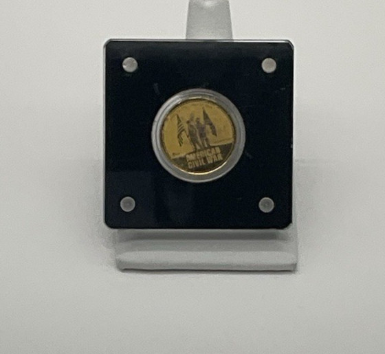 1/500 OZ .999 GOLD AMERICAN MINT CIVIL WAR FLAG OF THE UNITED STATES