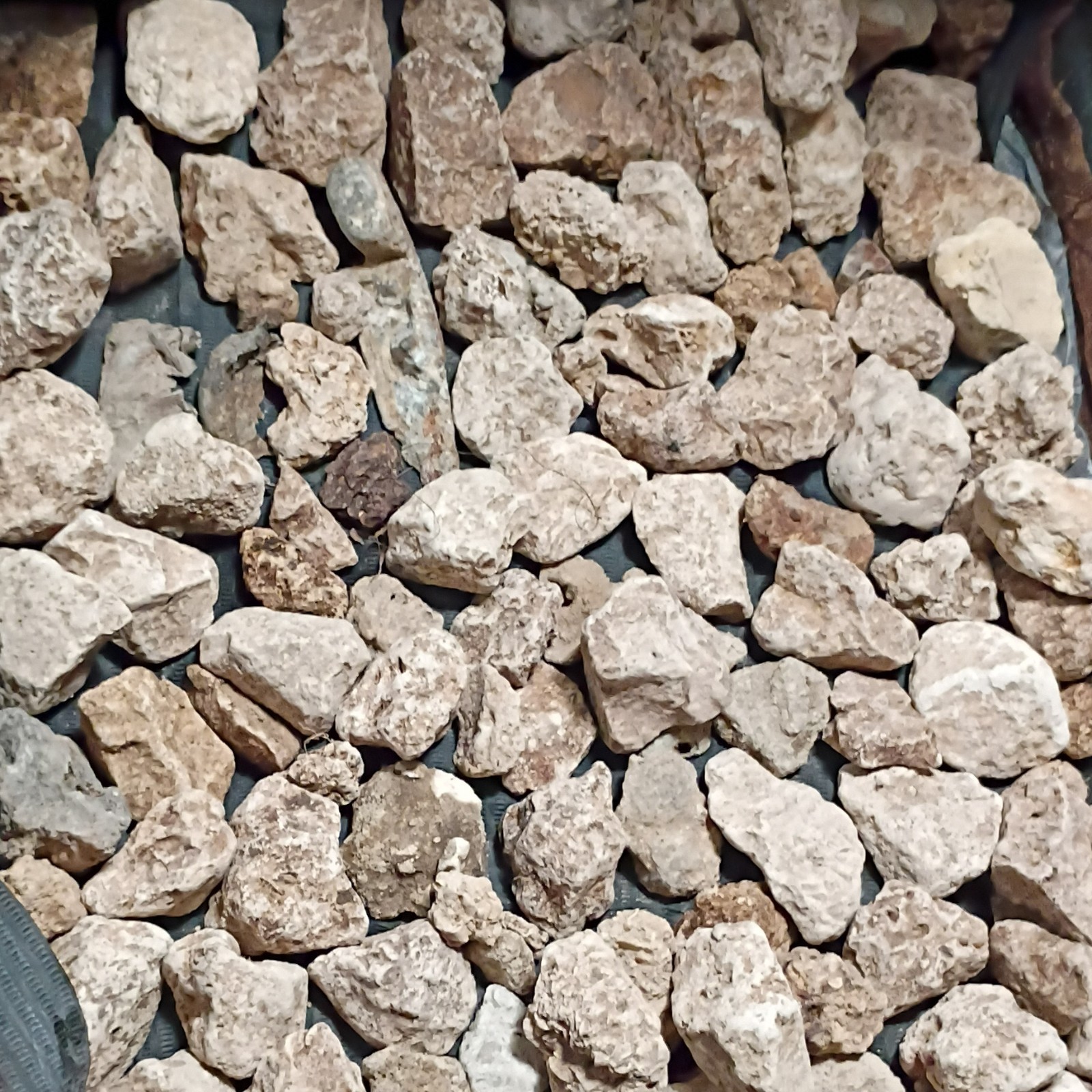 Natural Stone Mixed Rocks Beige & Brown Decorative Stones Lot