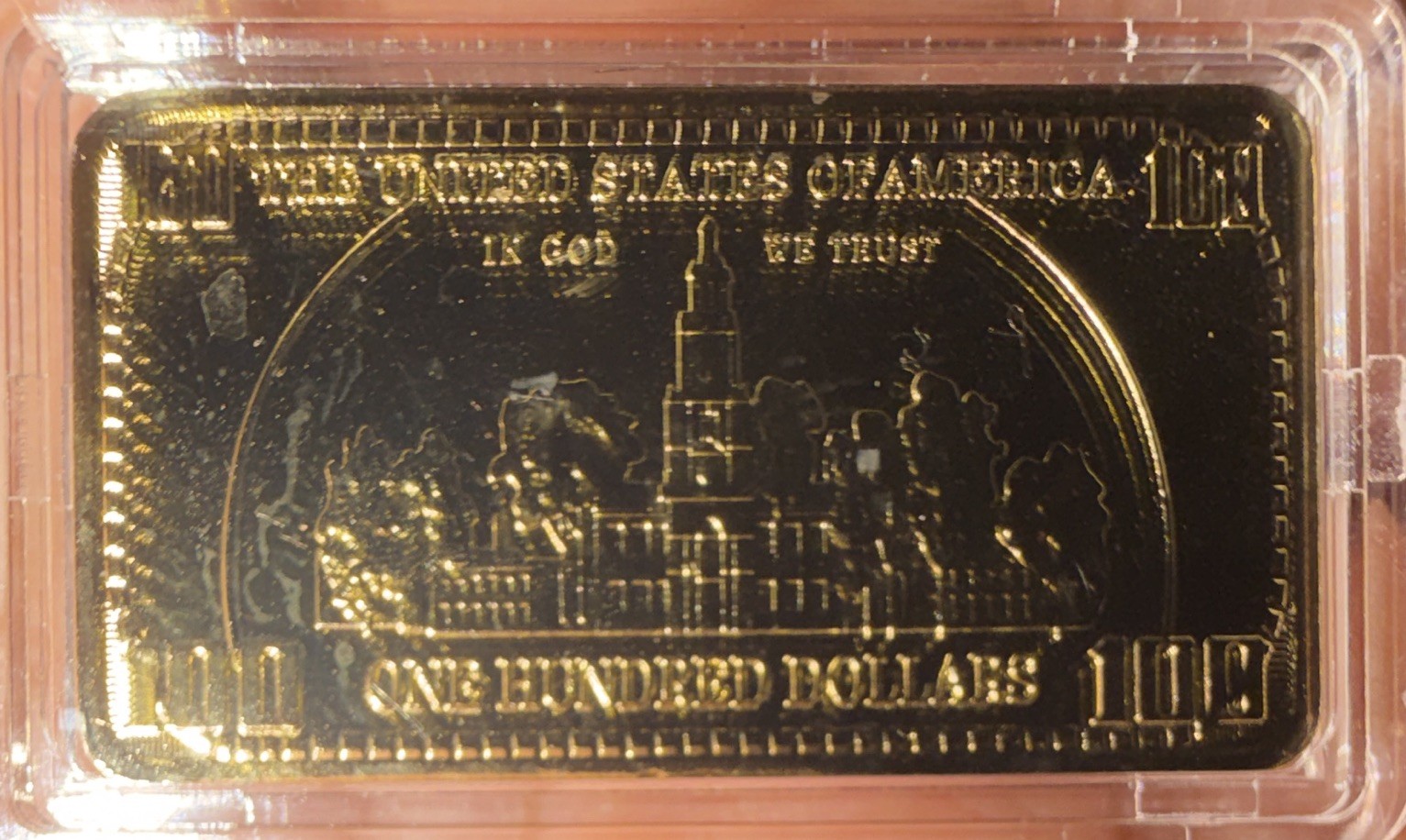 LeBron James 1000g 0.99999 Fine Gold Bar USA $100 Design