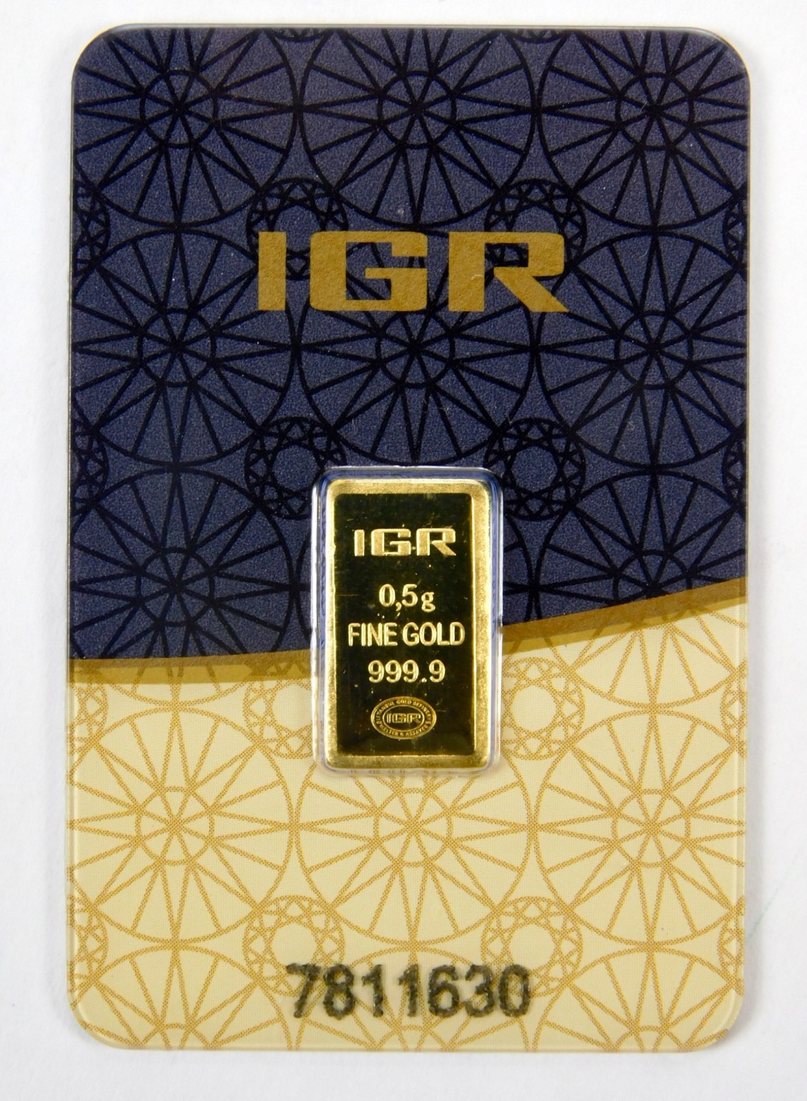 IGR 1/2 gram .9999 Fine Gold Bar Bullion