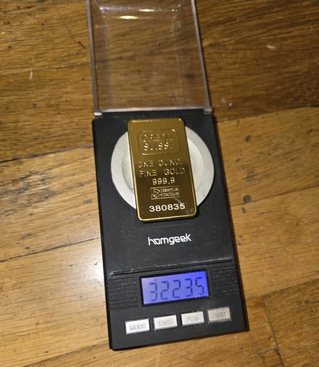 1oz BULLION BAR – 24k GOLD FlNlSH 500mills THICK .9999 FINE – NOT MAGNETIC 🪙