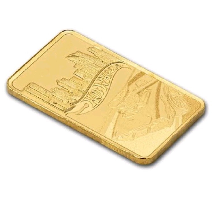 PAMP Suisse Hot Wheels Race to Win 1 Gram .9999 Fine Gold Bar! 5,000 Minted 🏎💨