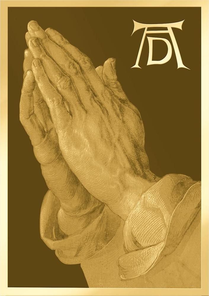 PRAYING HANDS Albrecht Durer 1/1000 Oz Gold Coin 3000 Francs