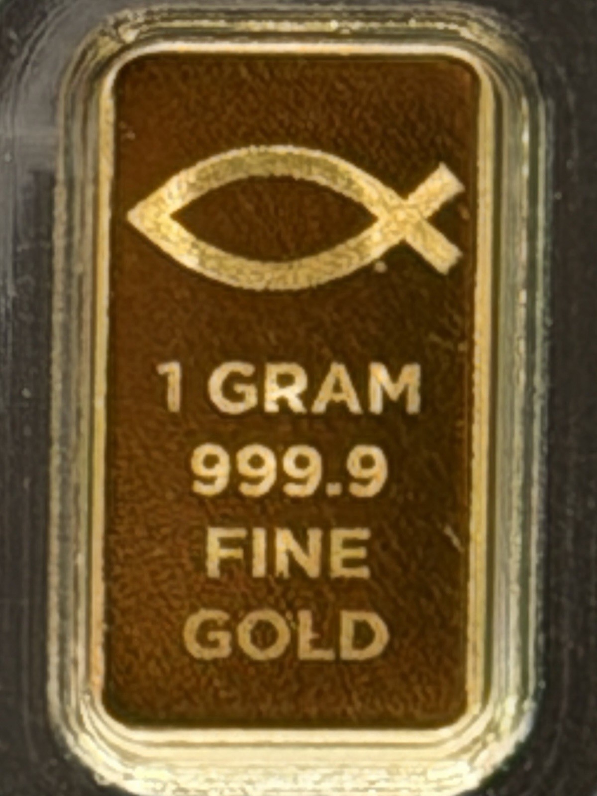MKS PAMP Blessings of Jesus Christ 1 Gram 9999 Gold Bar Dove & Cross In TEP -#97