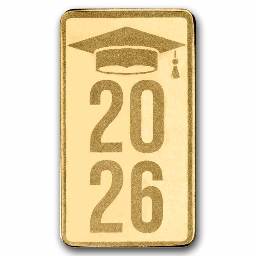 1/2 gram Gold Bar – 2025 Graduation (Cap Toss In TEP)