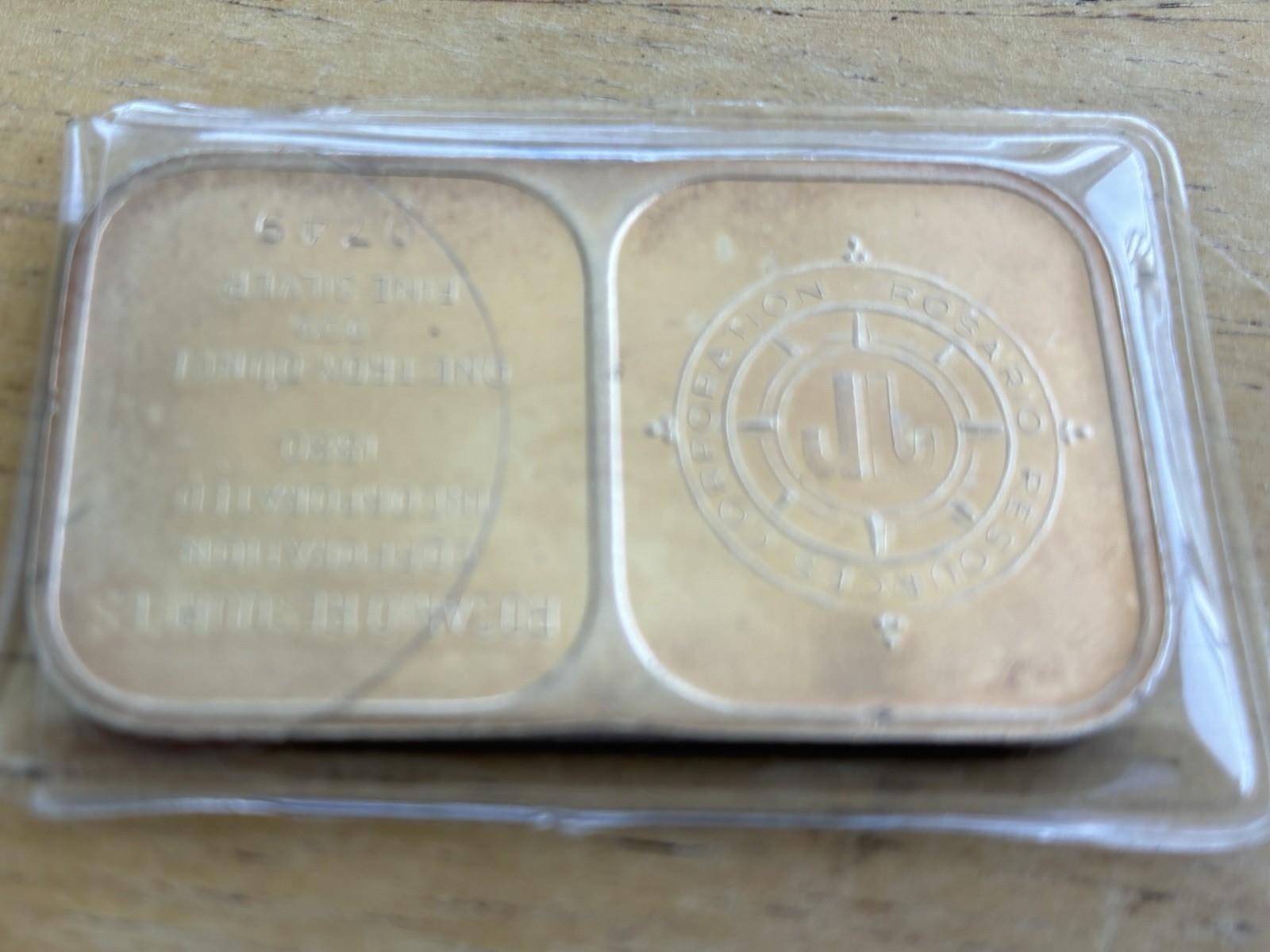 1977 Rosario Resource – Canada – 1 oz .999 Silver Art Bar – Canadian Beaver