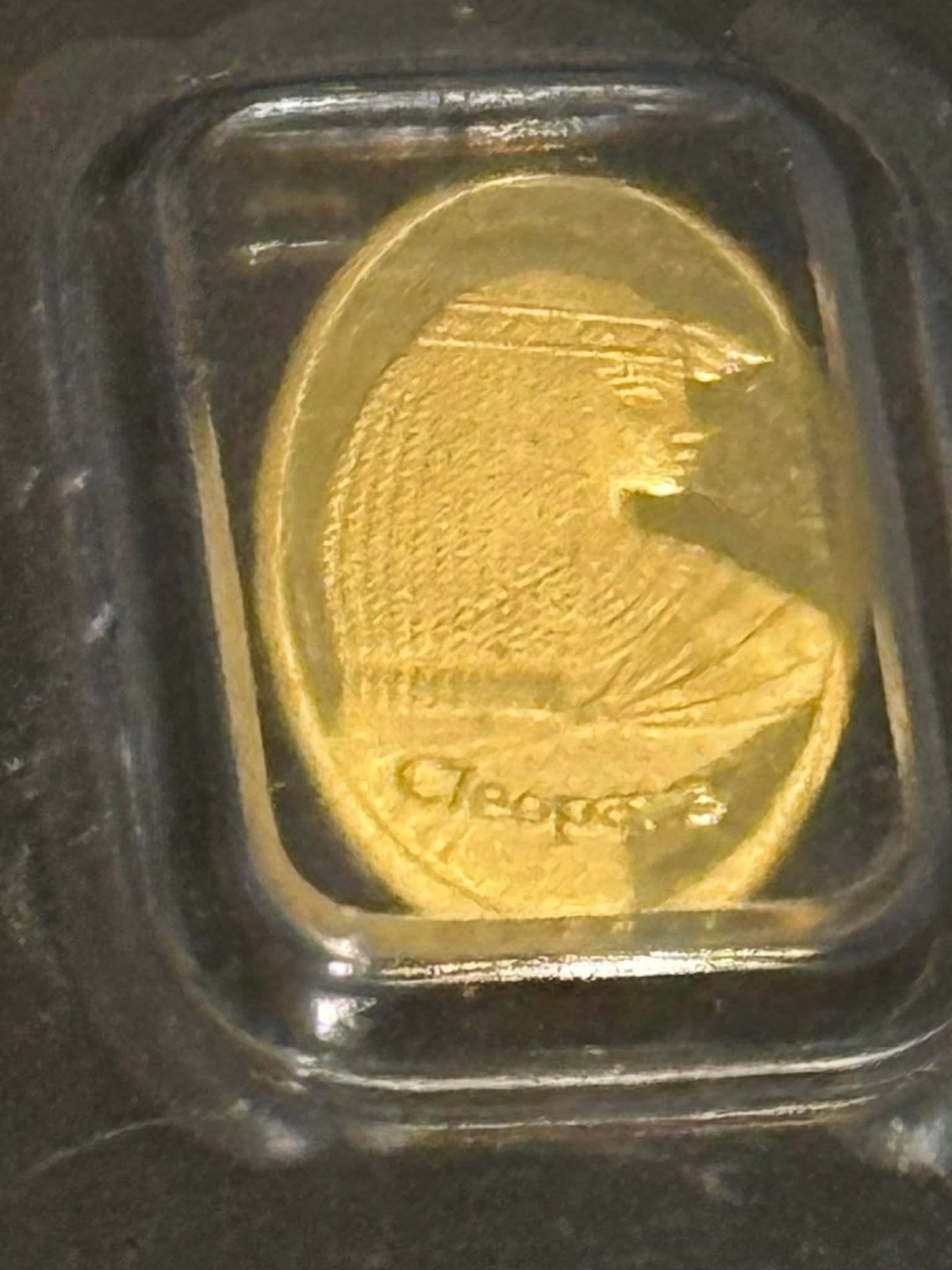 PAMP Suisse Cleopatra 1g Gold (999.9 Fine Gold) Rare Vintage