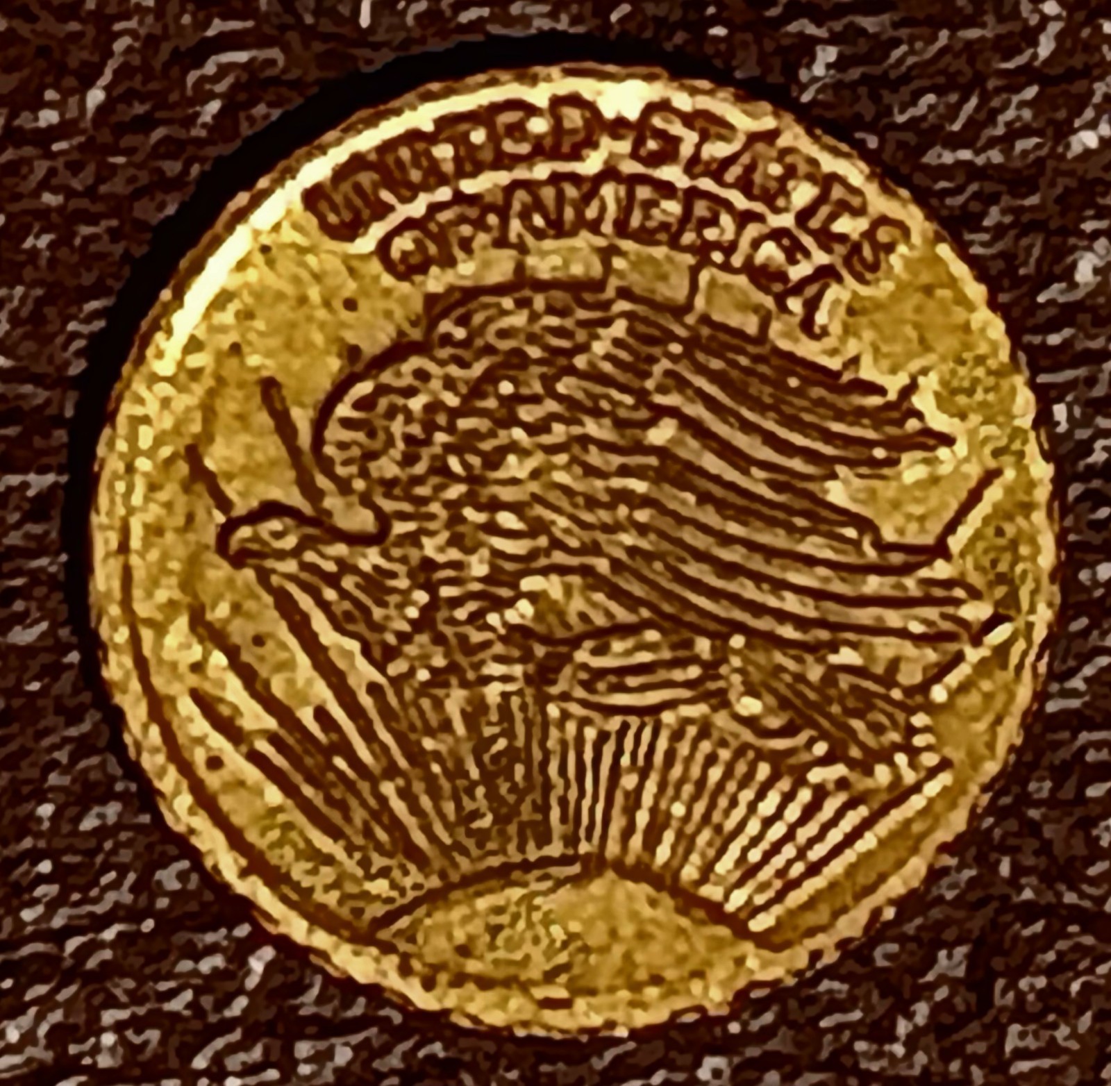 Beauty 0.5 Gram Gold Liberty- Eagle USA Pure .999 Round In Mini Display Case