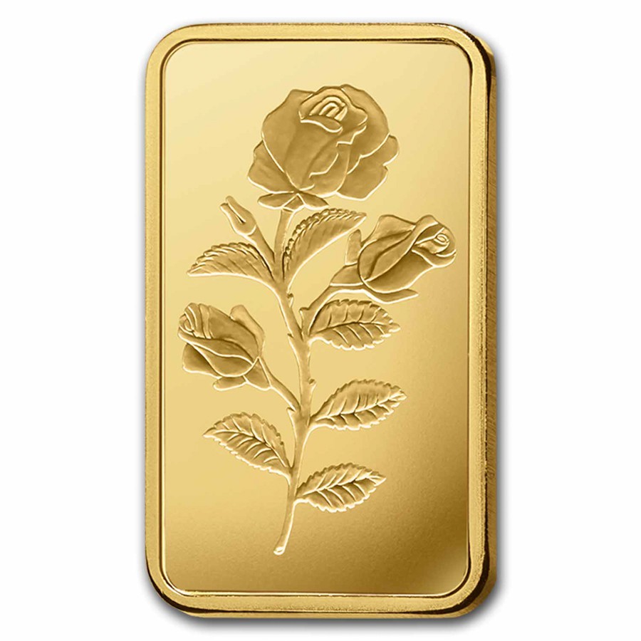100 gram Gold Bar – PAMP Suisse Rosa (In Assay)