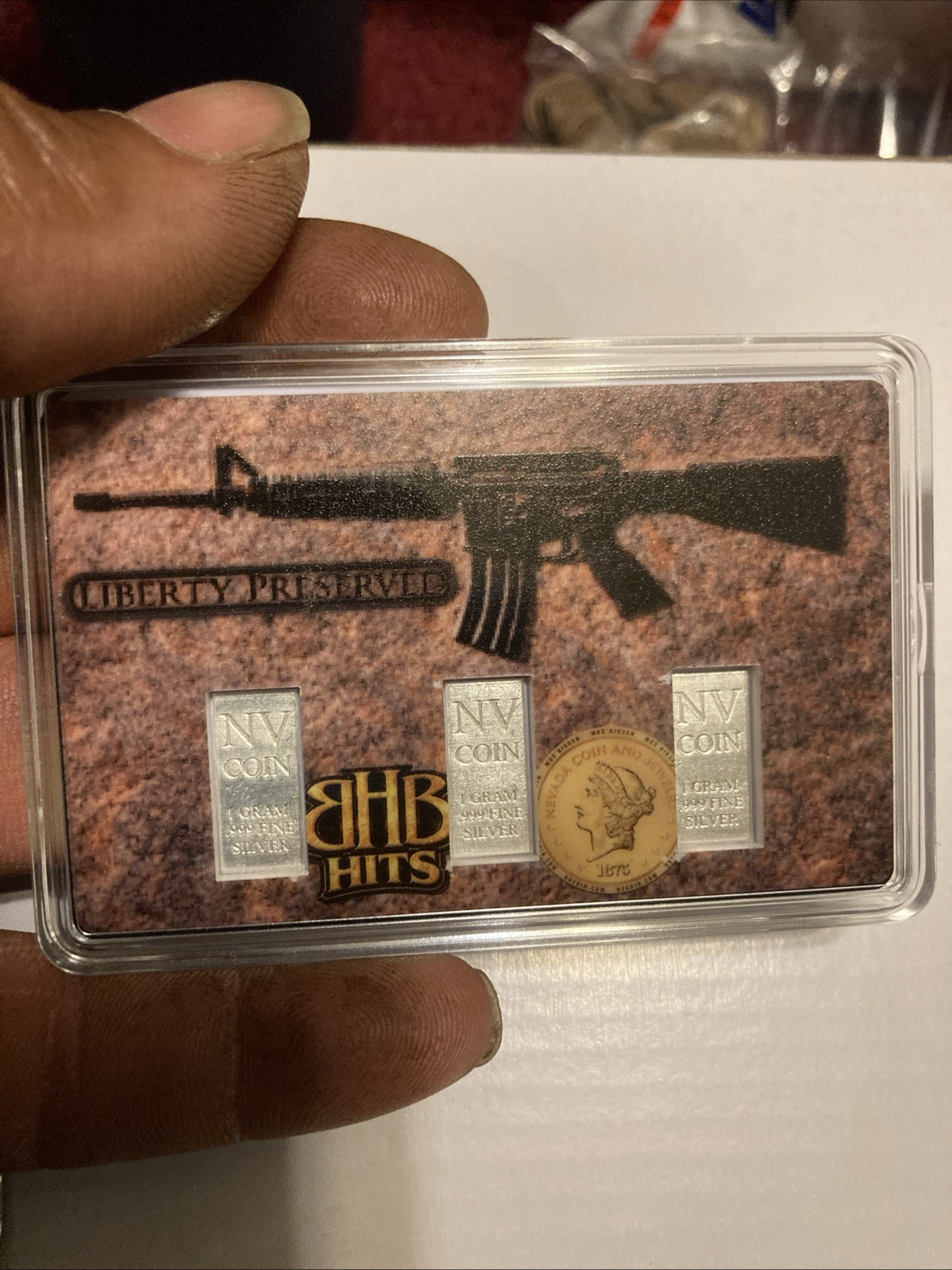 BHB NV Coin – 3 Grams of Silver. We the people. coa included.