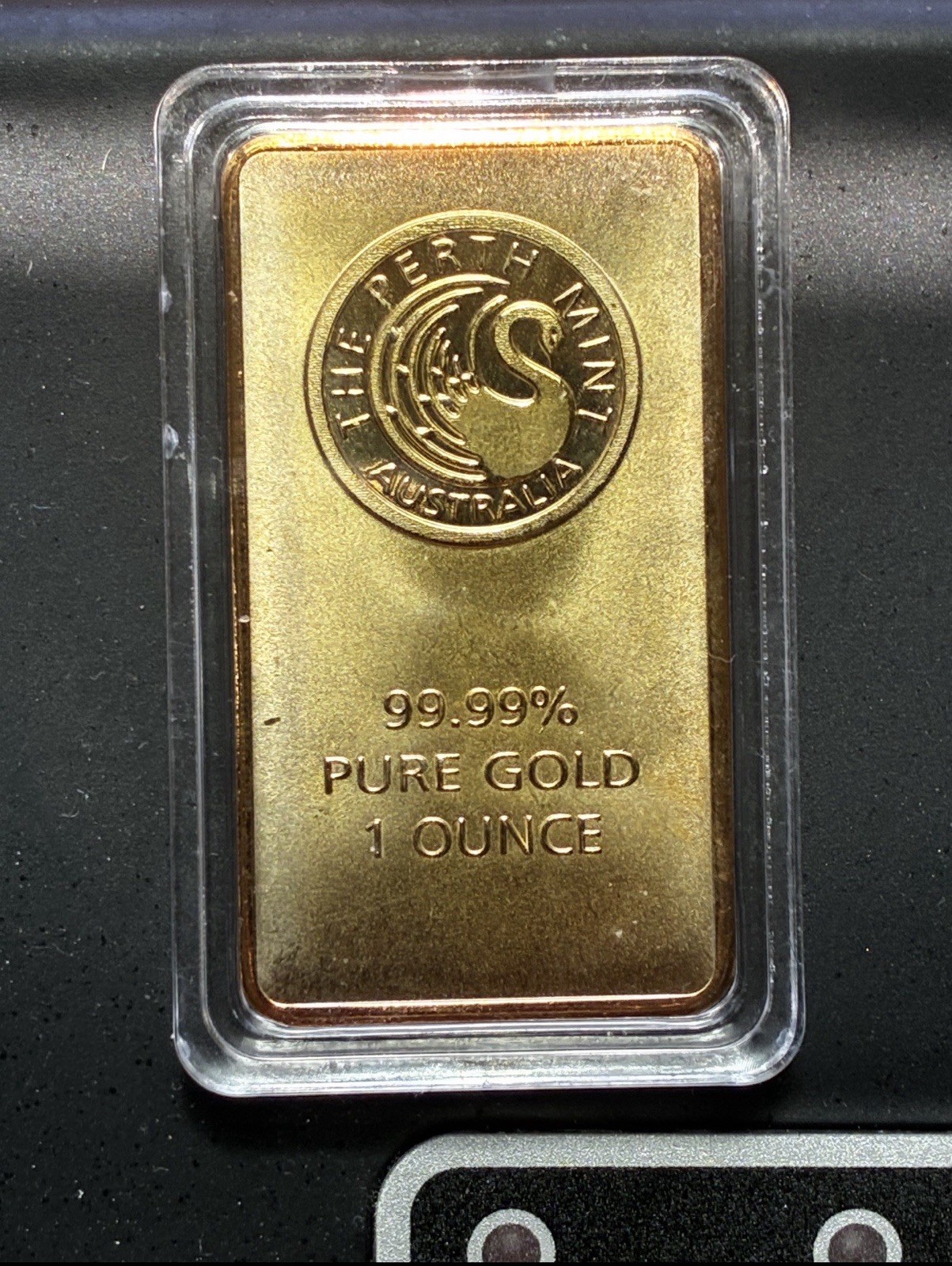 The Perth Mint Australia 1 oz Gold Bar 99.99% Pure Gold Bullion Bar