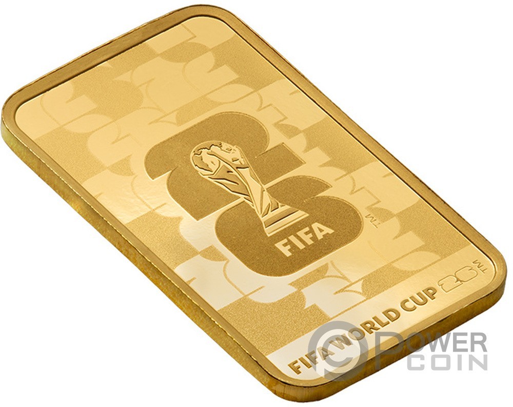 FIFA WORLD CUP 26 5g Gold Bar Switzerland 2026