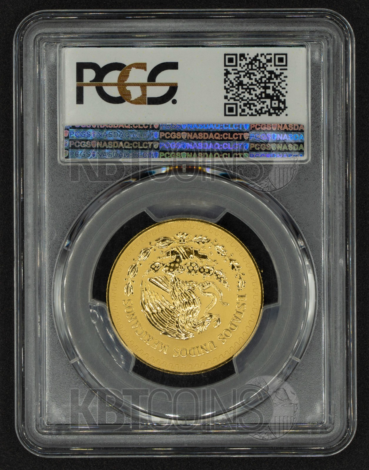 Libertad Mexico-Mo 2018 1/2 OZ Reverse Proof .999 Gold PCGS PR70 COIN