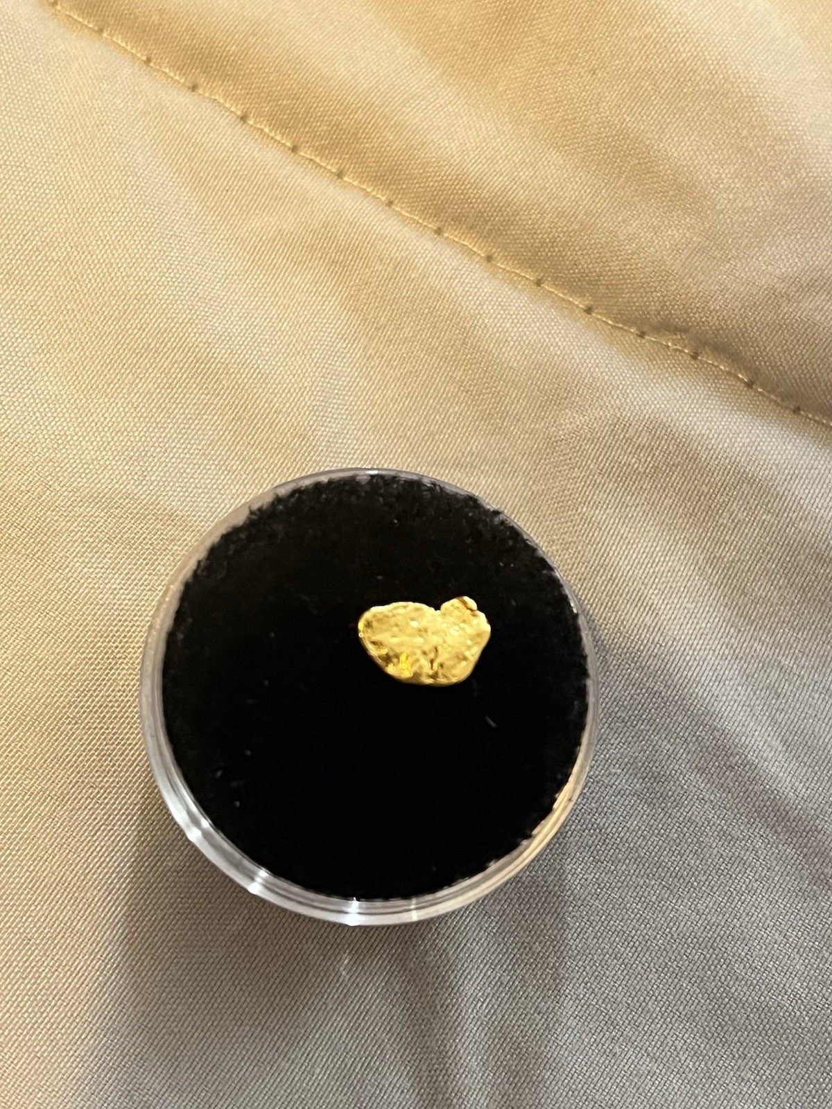 0.424 Gram Natural Alaska Gold Nugget Raw Placer Precious Metal Bullion