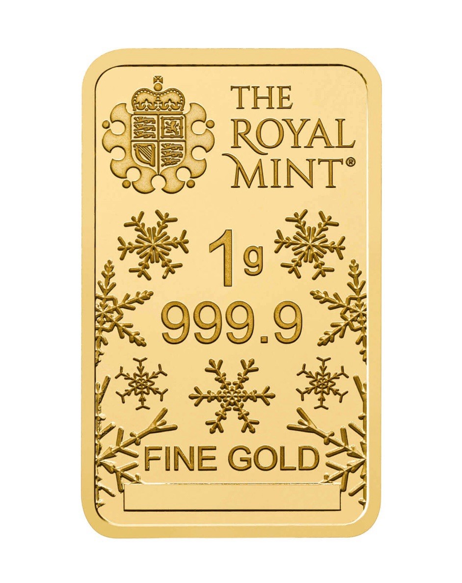1 Gram Gold 🔥Christmas Tree🔥 Bar .9999 Fine Merry Christmas