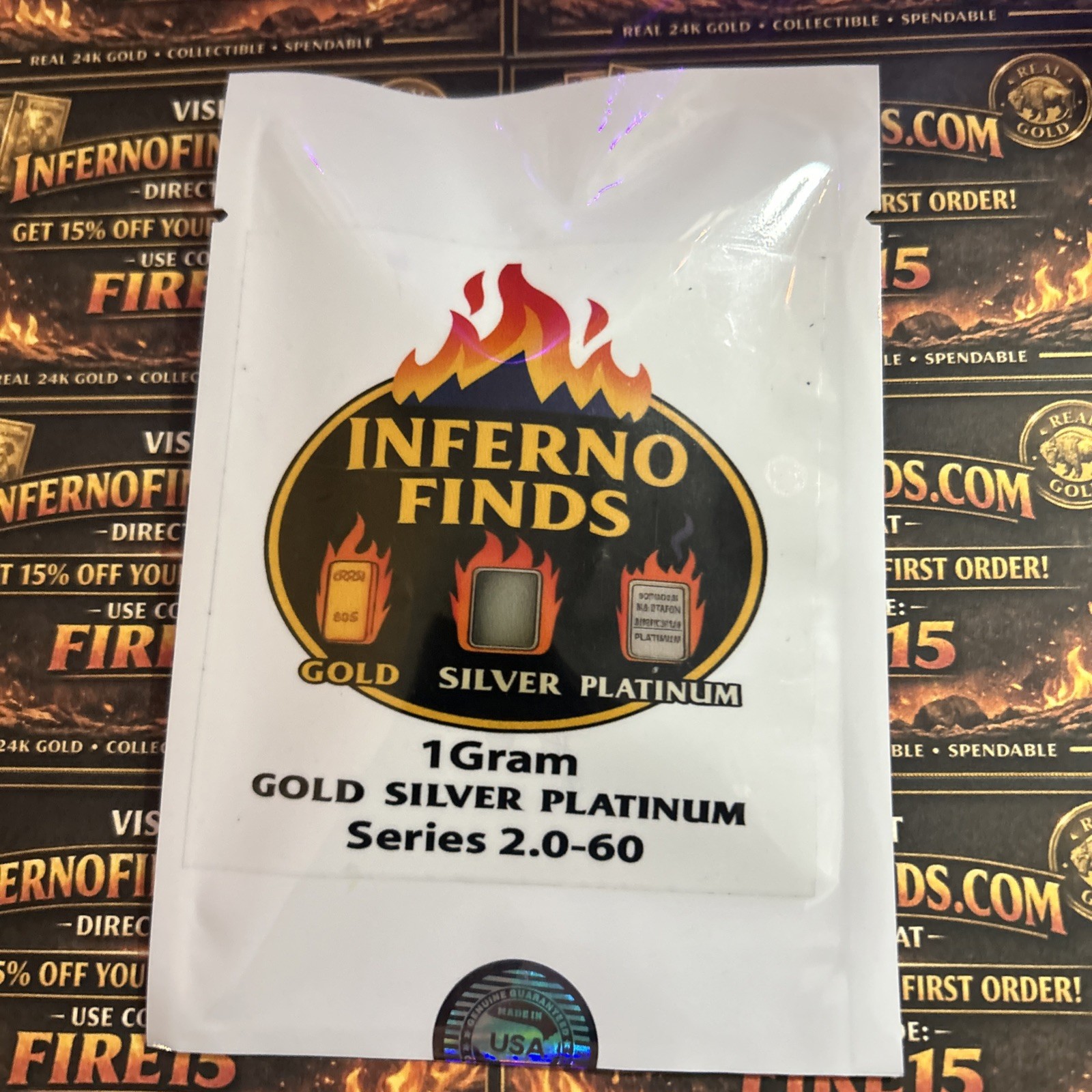 🔥 Inferno Finds 2.0 • Guaranteed 1g Silver • Gold • Platinum • Valcambi Bar🔥