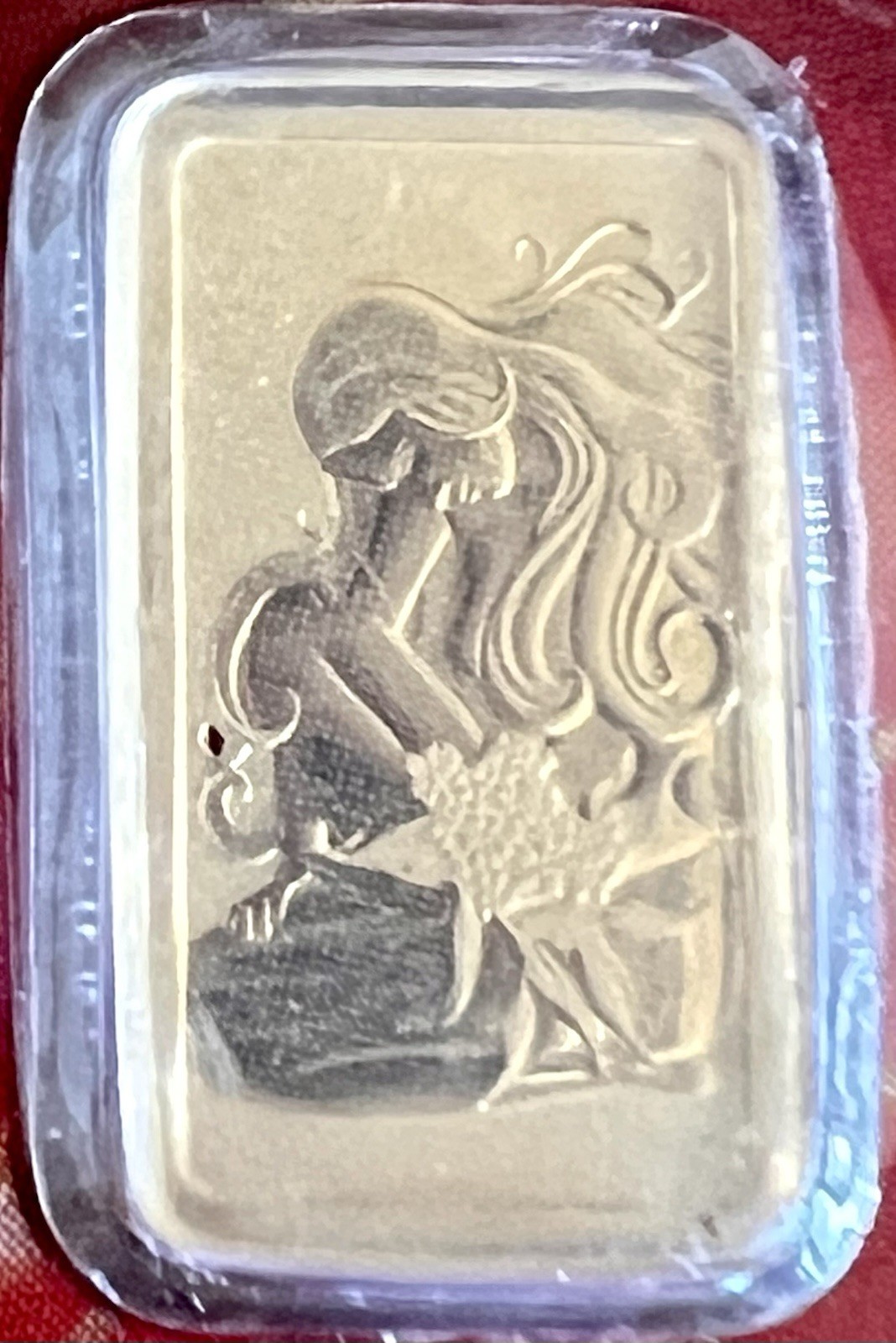 The Perth Mint Australia Oriana 1g Gold Bar in Assay Card Total 1g
