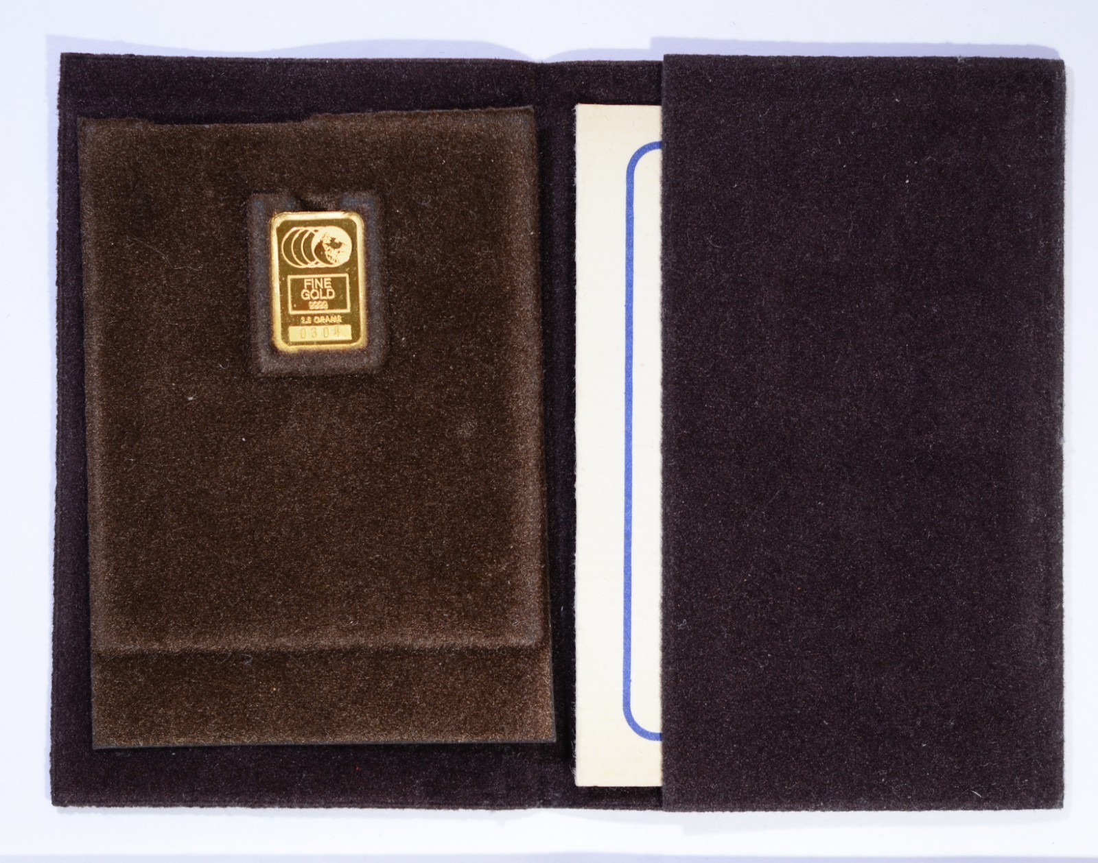 Vintage Johnson Matthey JM 2.5 Gram 9999 Gold Bar Kansas City Life COA VeryRare