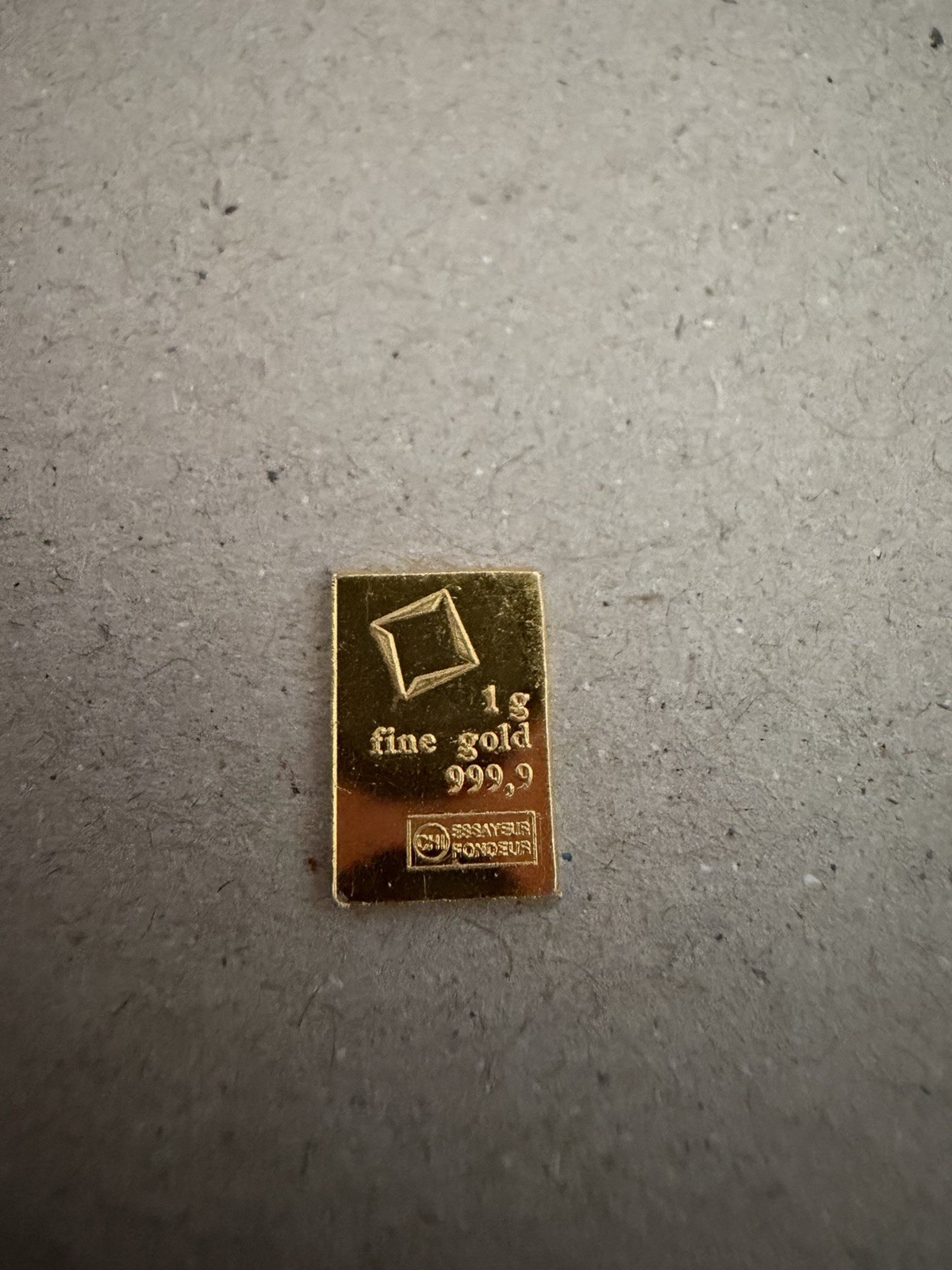 Individual 1 Gram Valcambi Suisse Fractional Gold 99.99% CombiBar Mini Bars