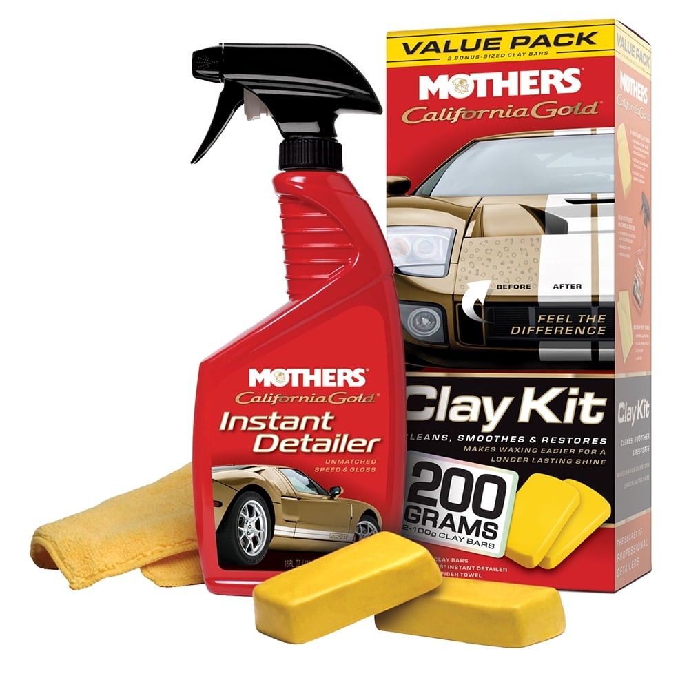 Mothers California Gold Clay Bar System 07240 for Auto Detailing