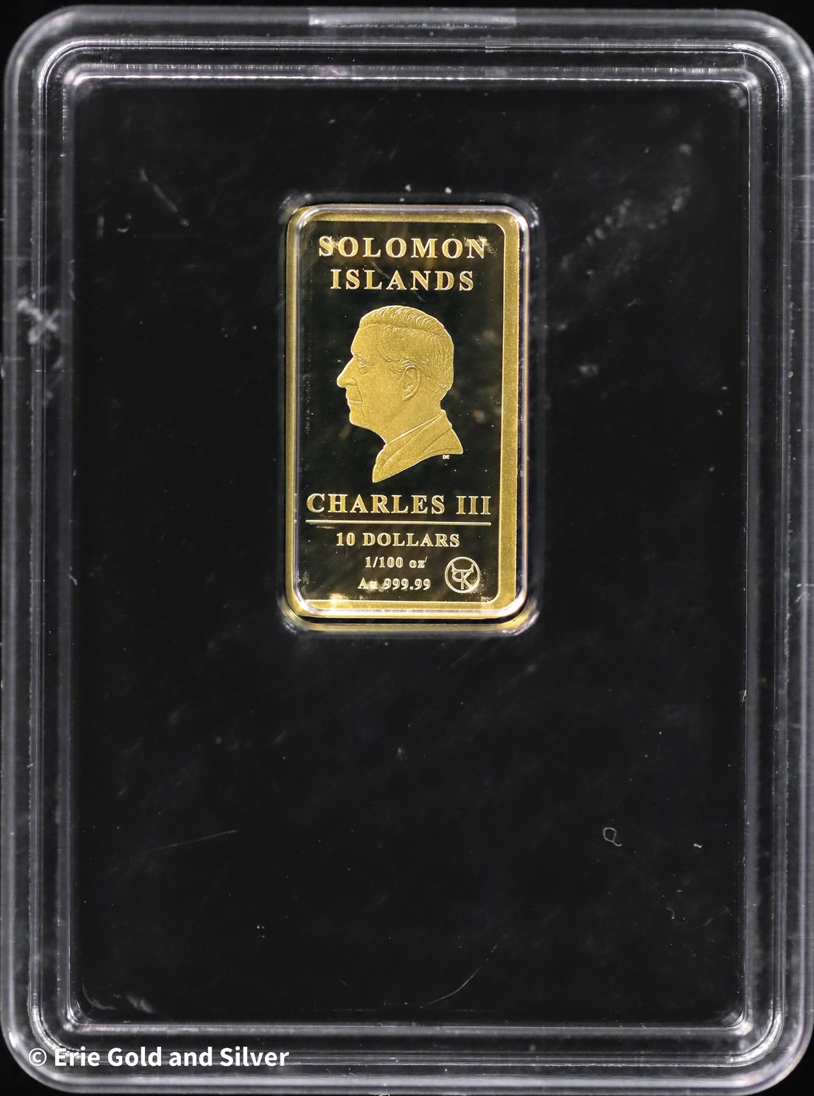 Solomon Islands Great Britain Proof 1/100th oz Gold Bar