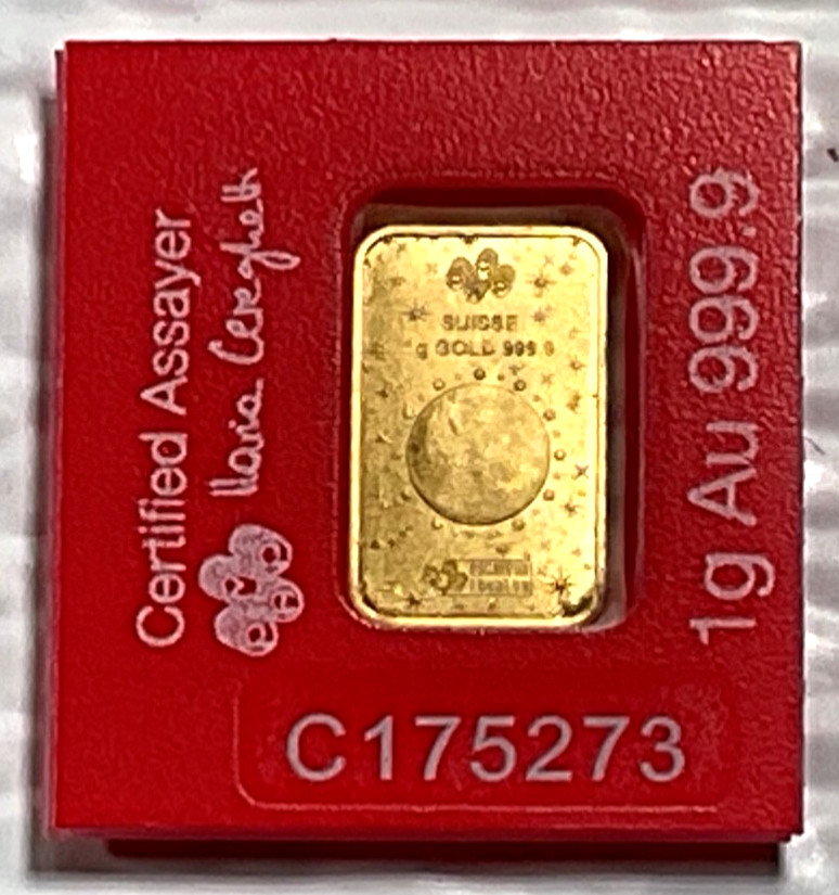2026 1 Gram PAMP Suisse Lunar Legends 1,000 Mile Horse Multigram .9999 Gold Bar