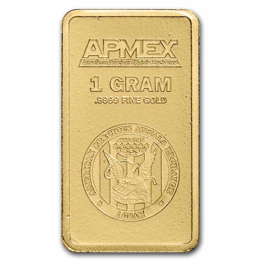 1 gram Gold Bar – APMEX (TEP)