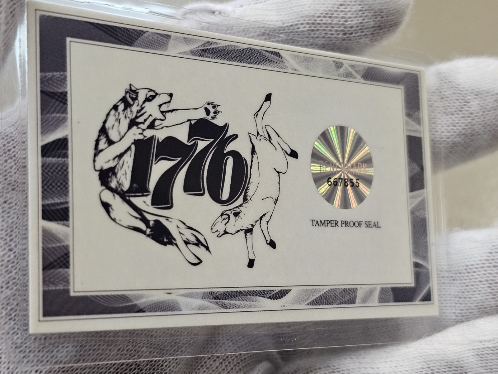 1/10 gram .999 Fine Gold Alex Jones “Infowars Republic Defense” 1776 card