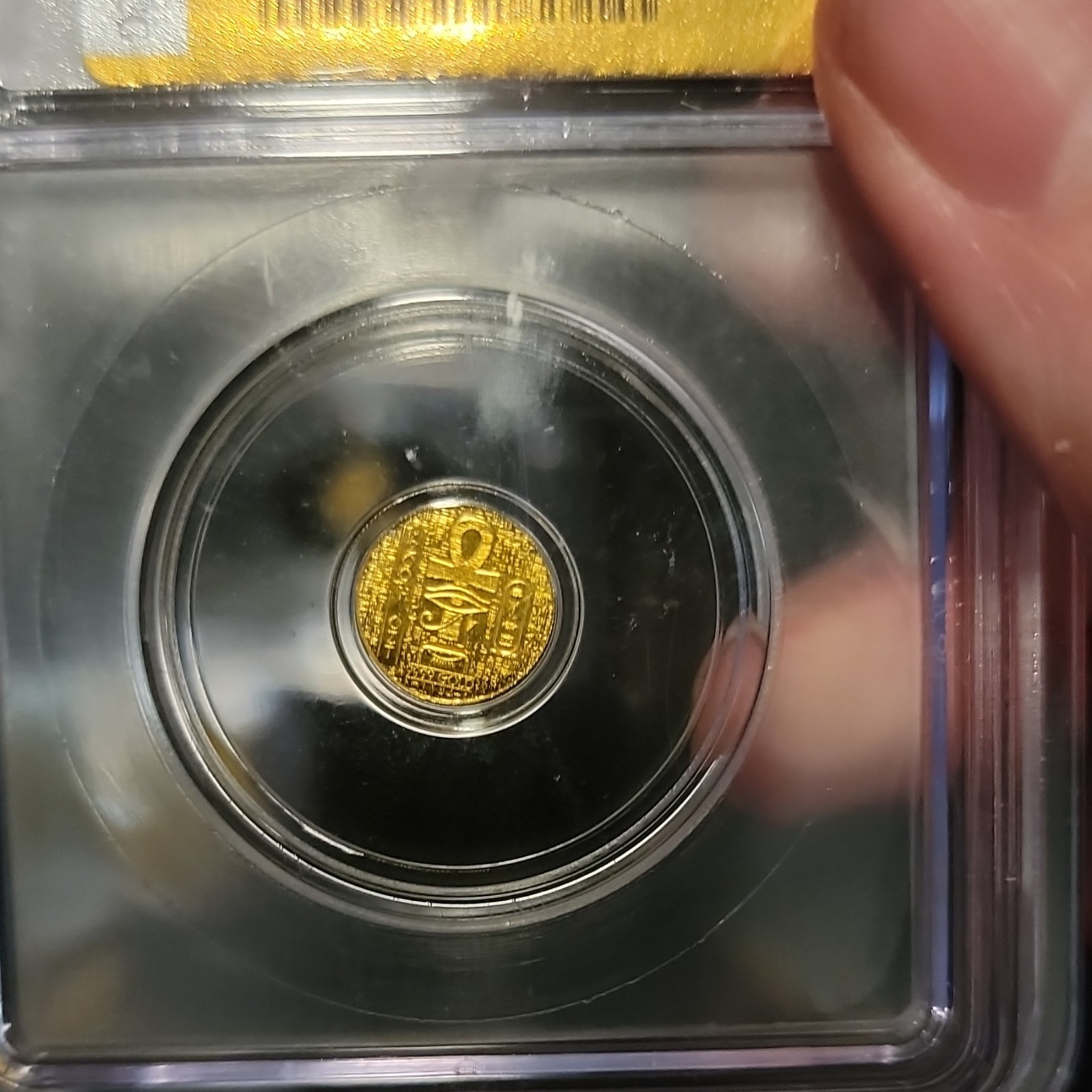 ICG Graded Egyptian King Tut 1/200th Oz Gold Round Graded Lot of 3
