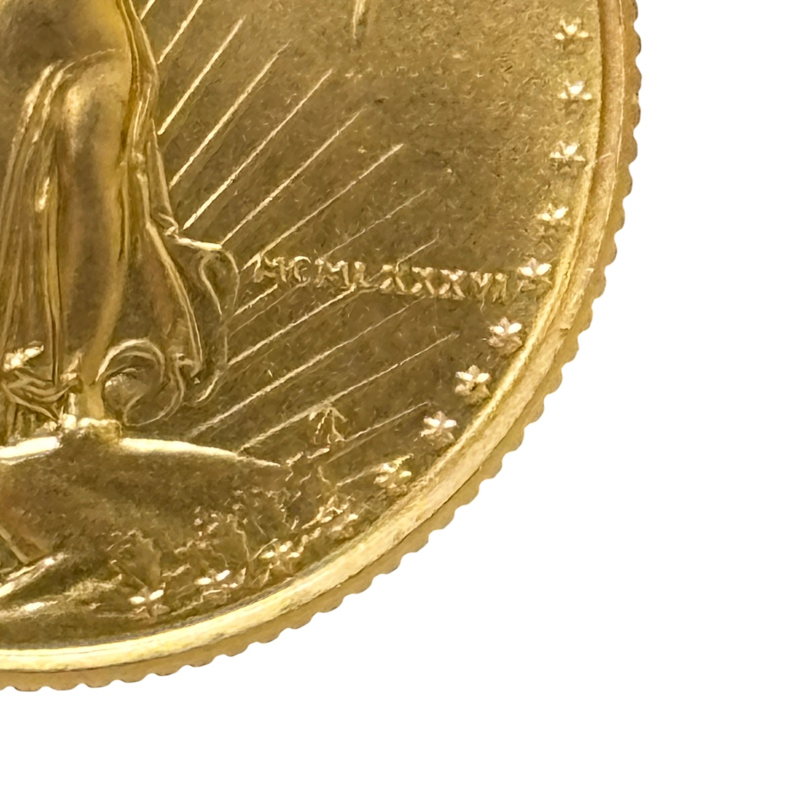 1986 1/4 OZ Fine Gold 22 Karat American Gold Eagle Coin – 10 Dollars – 8023