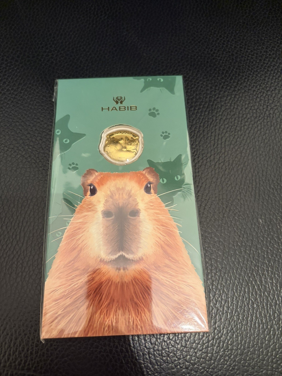 Capybara design Pure gold 0.2g 999.9